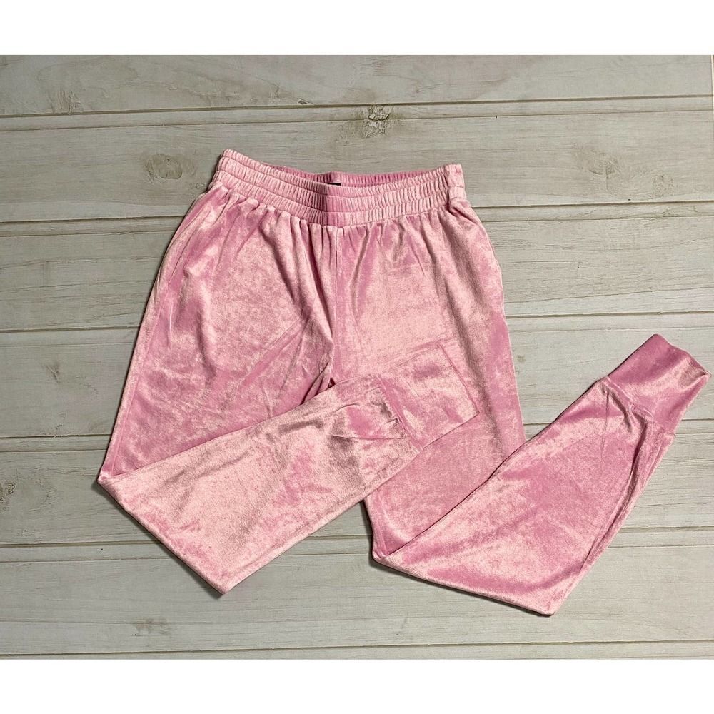 Generation Love Ivy Velour Joggers In Bubblegum Pink — image 4 of 5